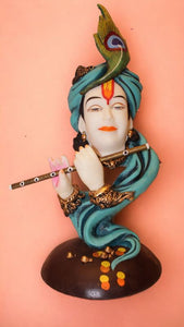 Lord Krishna,Bal gopal Statue,Home,Temple,Office decore (18.5cm x7cm x7cm) Black