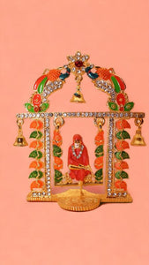 Sai Baba Statue Divine Decor for Your Home Indian Idol Gold