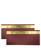 Load image into Gallery viewer, Envelopes Envelope Money holder Diwali Wedding Gift Card Pack of 10 Dark Red