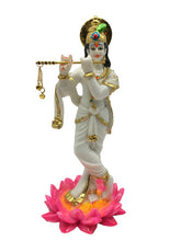 Load image into Gallery viewer, Lord Krishna , Kanha, bal gopal Statue for Home &amp; office decor, temple, diwali Pooja White