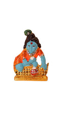 Load image into Gallery viewer, Lord Krishna,Bal gopal Statue Temple,Office decore (2.2cm x1.5cm x0.5cm) Orange