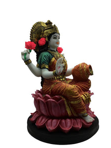 Laxmi Hindu God Hindu God laxmi fiber idol  Pink