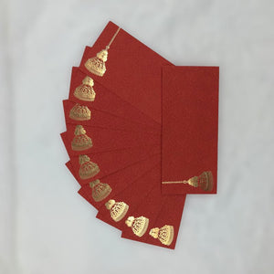 Envelopes Envelope Money holder Diwali Wedding Gift Card Pack of 10 Red