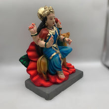 Load image into Gallery viewer, Ambe maa,Ambaji, Durga ma, Bengali Durga ma statue,idol,murti,mud idol Blue