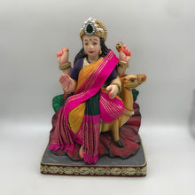 Load image into Gallery viewer, Ambe maa,Ambaji, Durga ma, Bengali Durga ma statue,idol,murti,mud idol Yellow