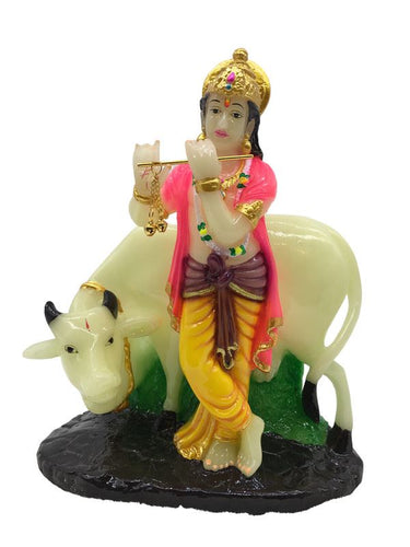 Lord Krishna , Kanha, bal gopal Statue for Home & office decor, temple, diwali Pooja Multi color