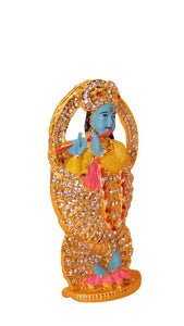 Lord Krishna,Bal gopal Statue,Home,Temple,Office decore(4cm x 2cm x 1cm) Blue