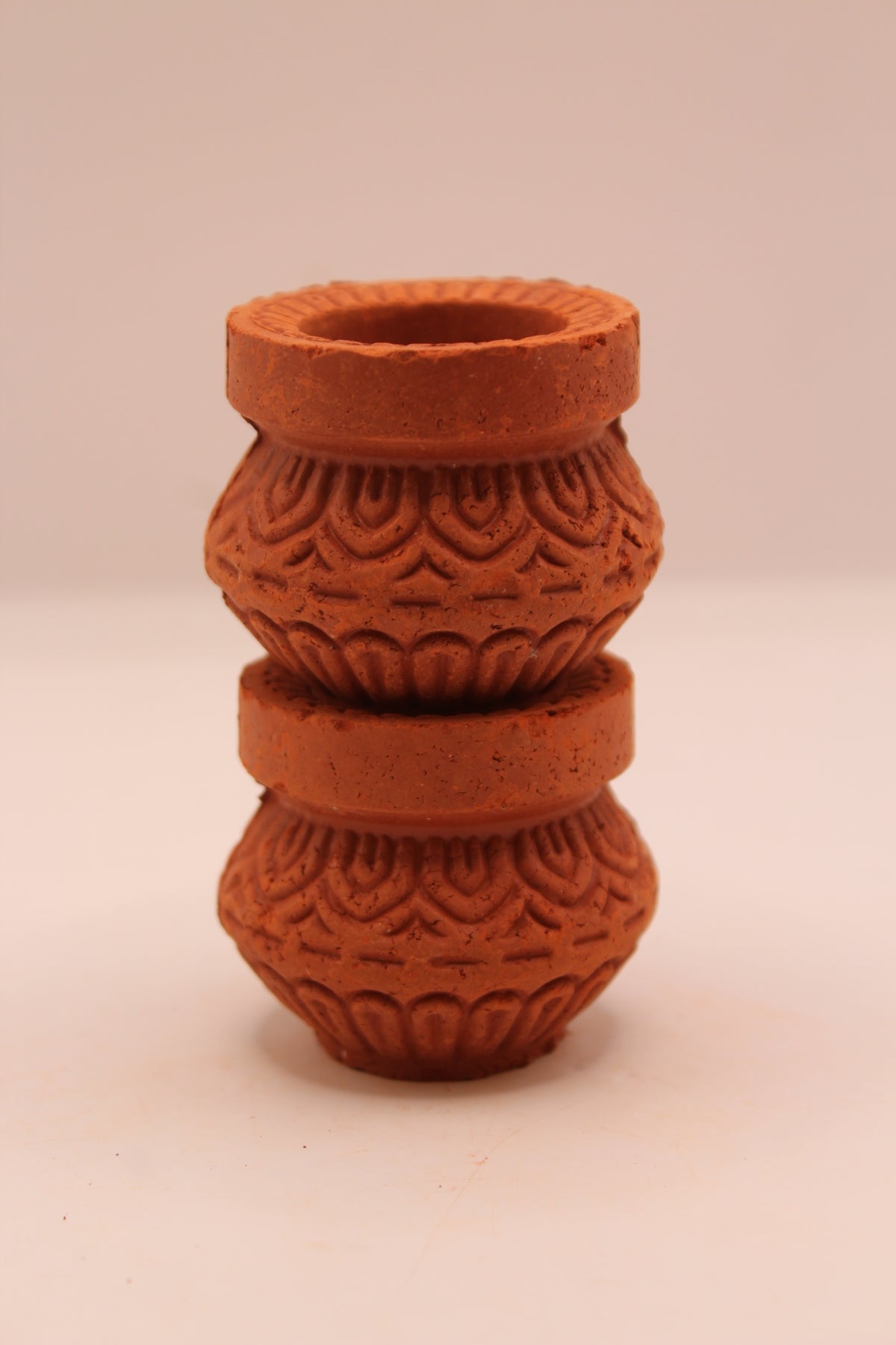 Matki Style Pot clay diya, left