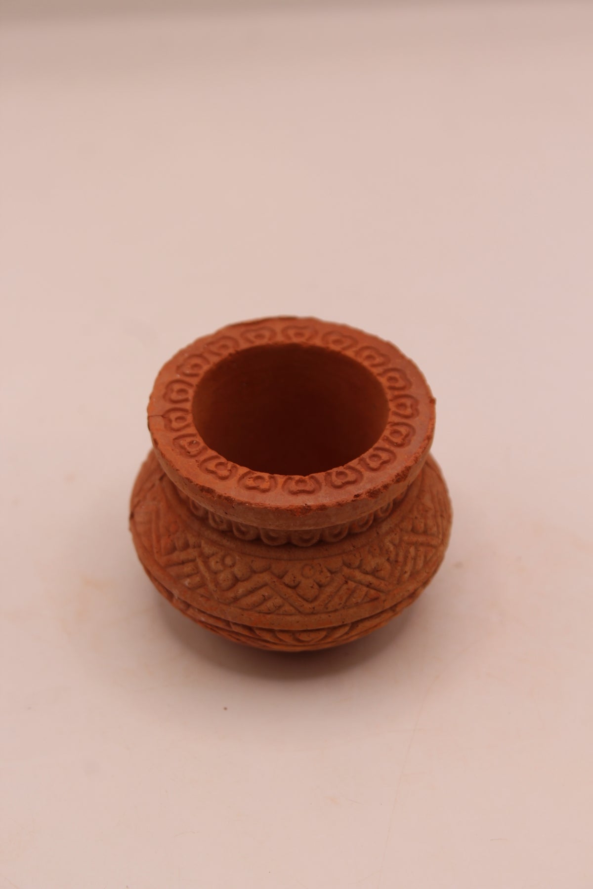 Matki Style Pot clay diya, left