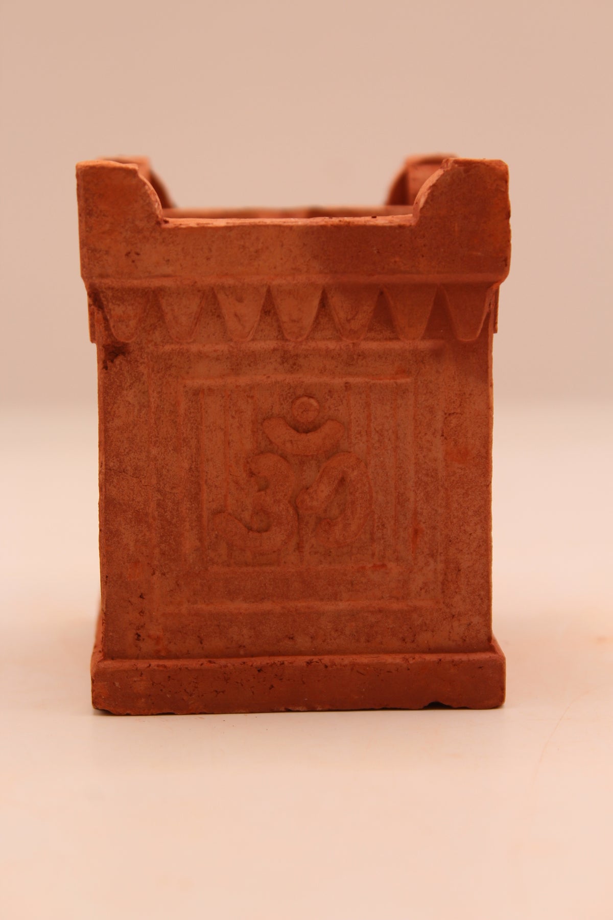Tulsi Kyara Style clay diya, right