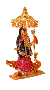 Hindu God Khodiyar Statue Idol For Home Temple Decor Gold