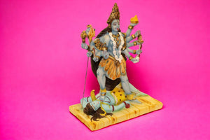 Kaali MATA Kali Maa Murti Idol Statue Blue