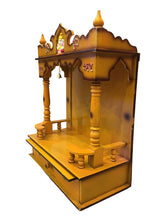 Load image into Gallery viewer, Wooden Temple,Indian hindu Pooja Ghar,Mandir,Hand made temple,Mandir in Wembley,Indian temple,Temple for festivals,Office &amp; Home Temple Beautiful Wooden Temple.