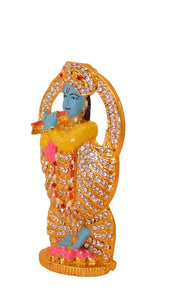 Lord Krishna,Bal gopal Statue,Home,Temple,Office decore(4cm x 2cm x 1cm) Blue