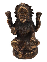 Load image into Gallery viewer, Laxmi Hindu God Hindu God laxmi fiber idol  Brass