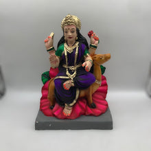 Load image into Gallery viewer, Ambe maa,Ambaji, Durga ma, Bengali Durga ma statue,idol,murti,mud idol Purple