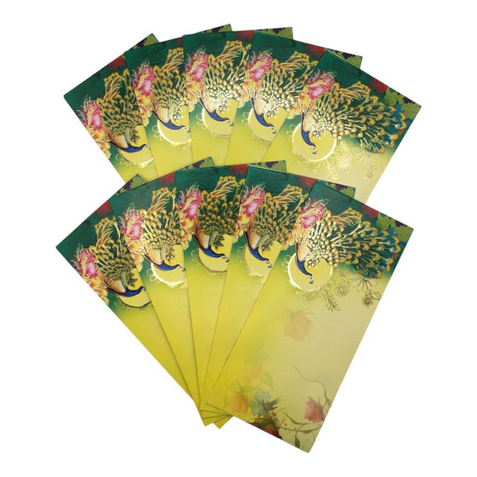 Envelopes Envelope Money holder Diwali Wedding Gift Card Pack of 10 Yellow cream