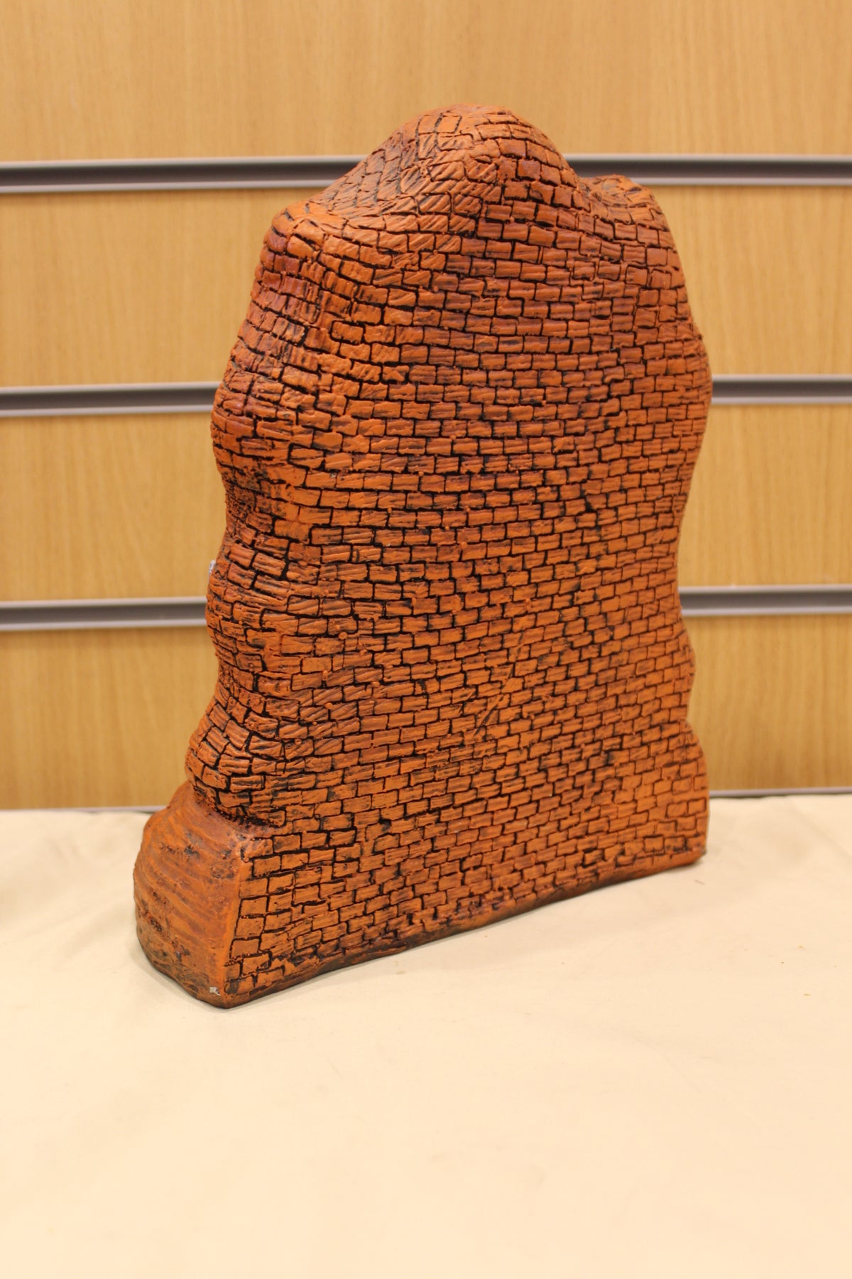 Ganesh Gift Statue – Blue Ganesh in Brick Arch, Resin/Fibre, 11 inch – back view