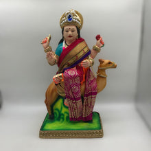 Load image into Gallery viewer, Ambe maa,Ambaji, Durga ma, Bengali Durga ma statue,idol,murti,mud idol Maroon