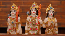 Load image into Gallery viewer, Lord Ram Darbar statue for Home/Office decoration (11cm x 8cm x 4.5cm) White