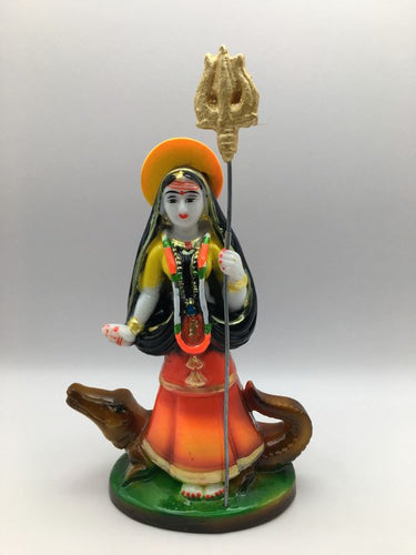 Hindu God Khodiyar Statue Idol For Home Temple Home DecorColorful