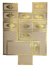 Load image into Gallery viewer, Envelopes Envelope Money holder Diwali Wedding Gift Card Pack of 10 White &amp; gold