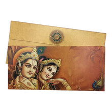 Load image into Gallery viewer, Envelopes Envelope Money holder Diwali Wedding Gift Card Pack of 10 Light Orange