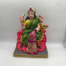 Load image into Gallery viewer, Ambe maa,Ambaji, Durga ma, Bengali Durga ma statue,idol,murti,mud idol Green