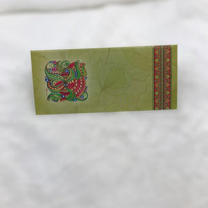 Envelopes Envelope Money holder Diwali Wedding Gift Card Pack of 10 Green