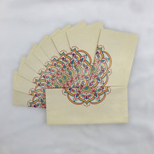 Load image into Gallery viewer, Envelopes Envelope Money holder Diwali Wedding Gift Card Pack of 10 Cream