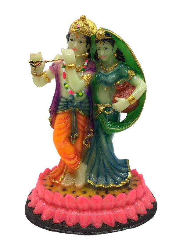 Radha Krishna,Radha Kanha Statue,for Home,office,temple,diwali Pooja Multi color