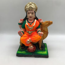 Load image into Gallery viewer, Ambe maa,Ambaji, Durga ma, Bengali Durga ma statue,idol,murti,mud idol Orange