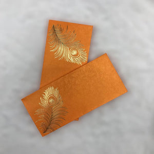 Envelopes Envelope Money holder Diwali Wedding Gift Card Pack of 10 Orange