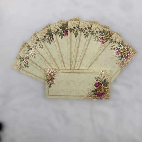 Envelopes Envelope Money holder Diwali Wedding Gift Card Pack of 10 Cream