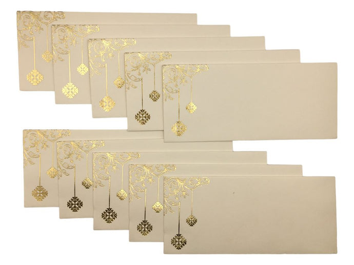 Envelopes Envelope Money holder Diwali Wedding Gift Card Pack of 10 White