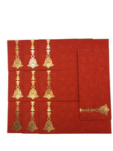 Load image into Gallery viewer, Envelopes Envelope Money holder Diwali Wedding Gift Card Pack of 10 Red