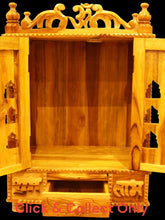 Load image into Gallery viewer, Wooden Temple,Mandir,Hand made temple,Office &amp; Home Temple Grey