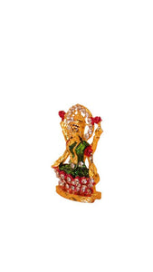 Laxmi Hindu God Hindu God laxmi fiber idol ( 1.5cm x 0.8cm x 0.3cm) Gold