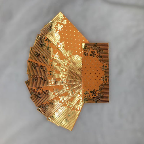 Envelopes Envelope Money holder Diwali Wedding Gift Card Pack of 10 Orange