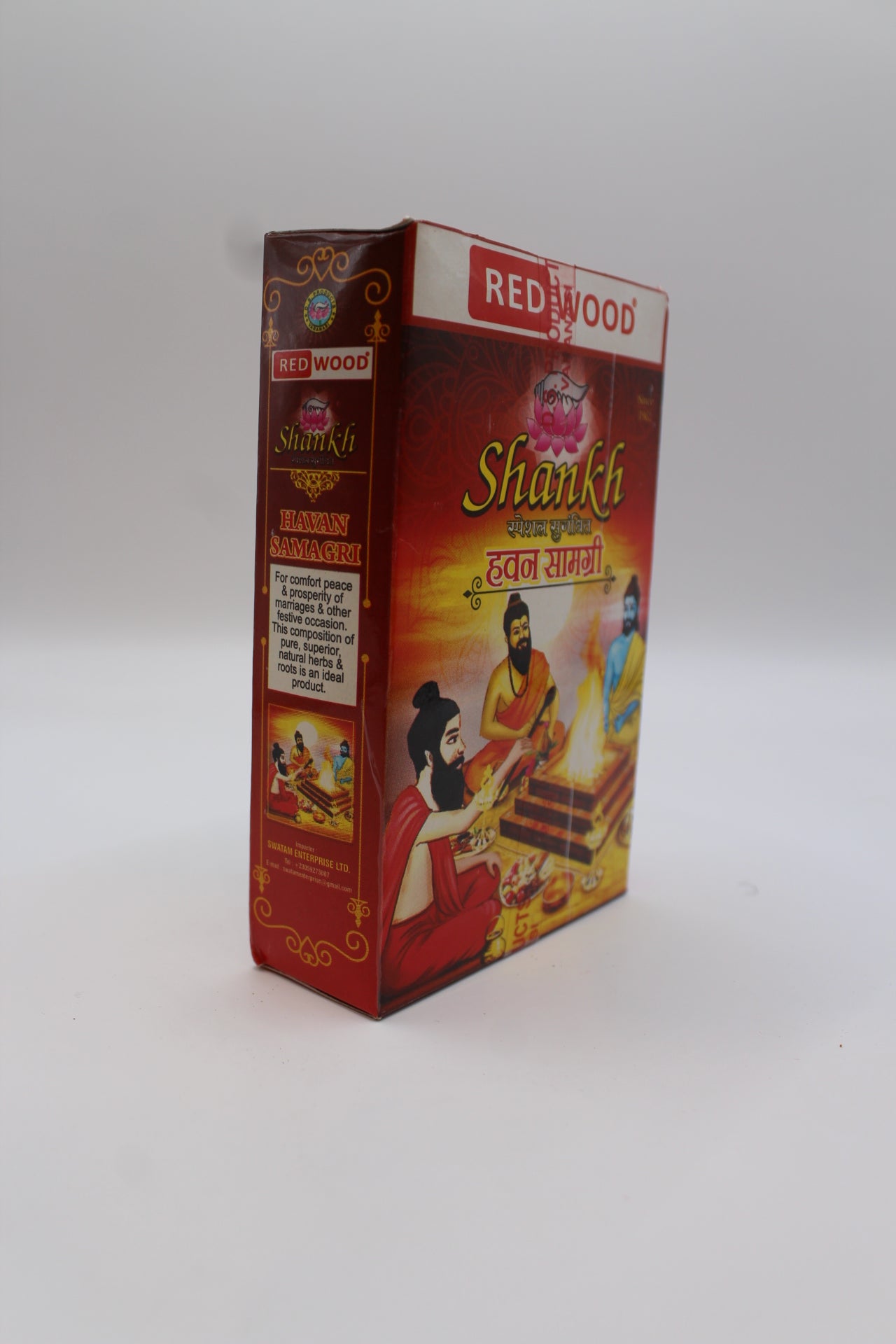Havan yagna samgri 100g pack, back of pack