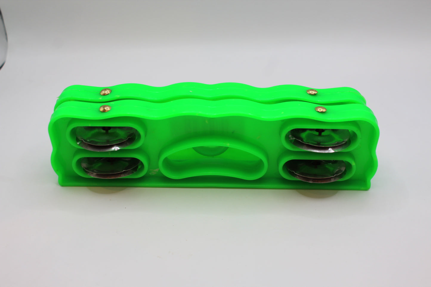 Green plastic kartal manjeera twin set — side