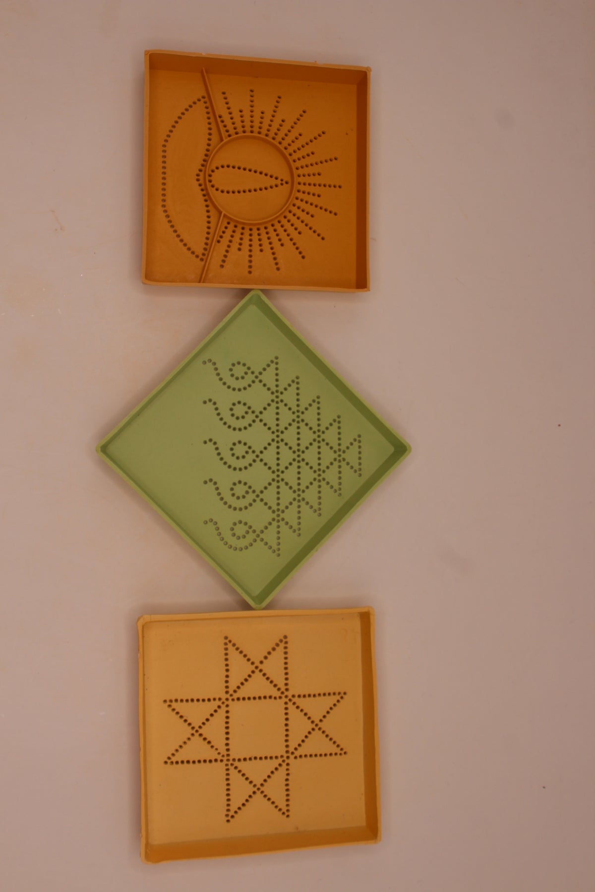 Rangoli Stencils – Pack of 12 Designs, 3.5 inch