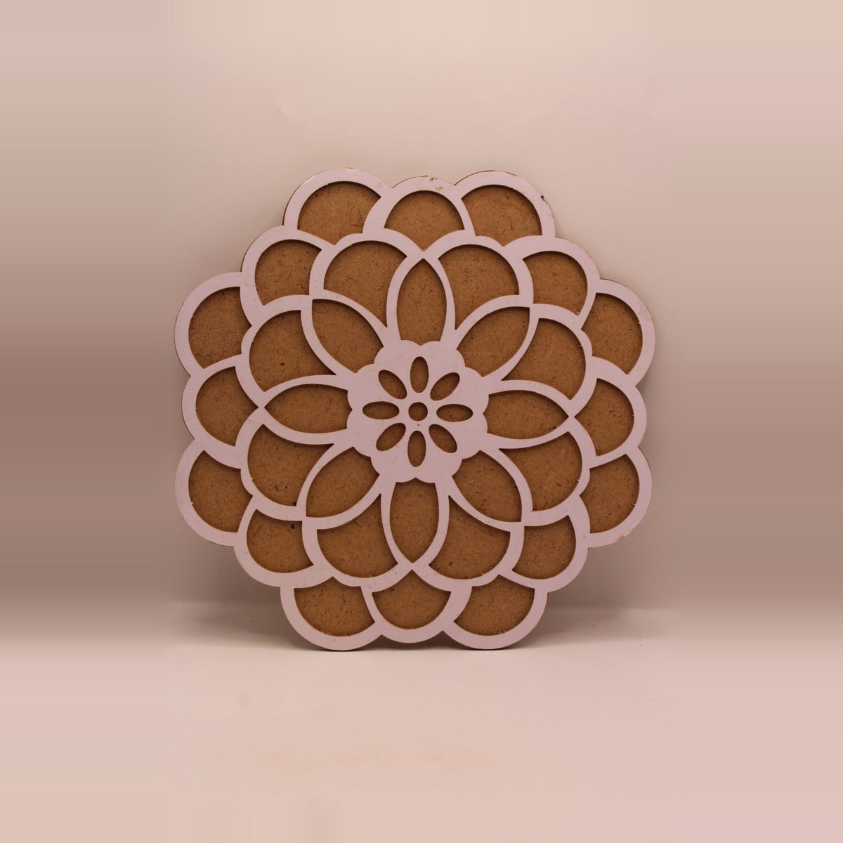 Ready to Fill Rangoli Board – Flower Design, Medium