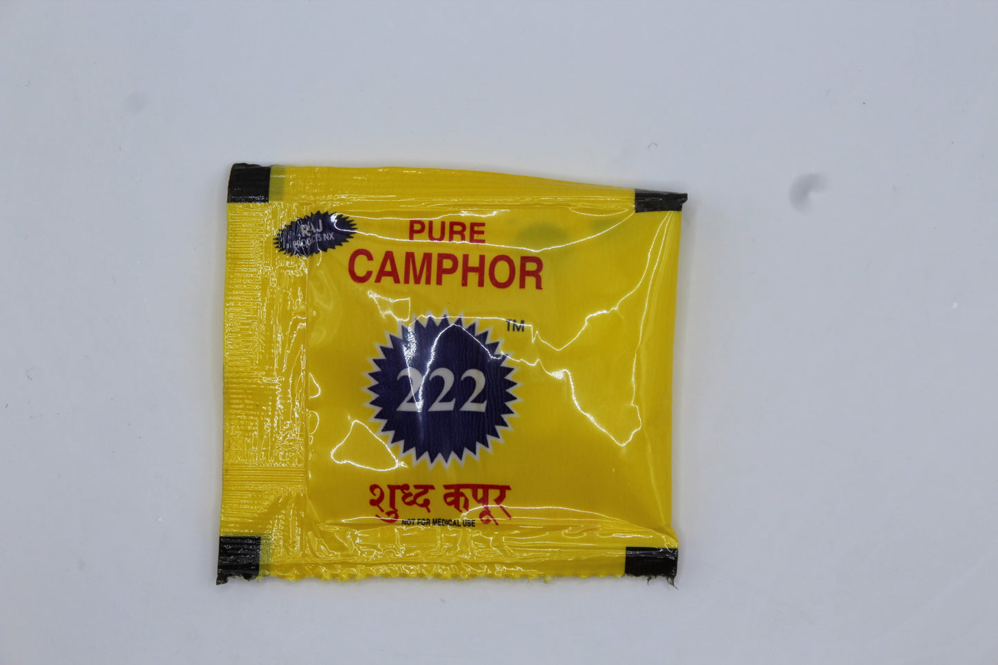 Pure camphor 5g sachet, front