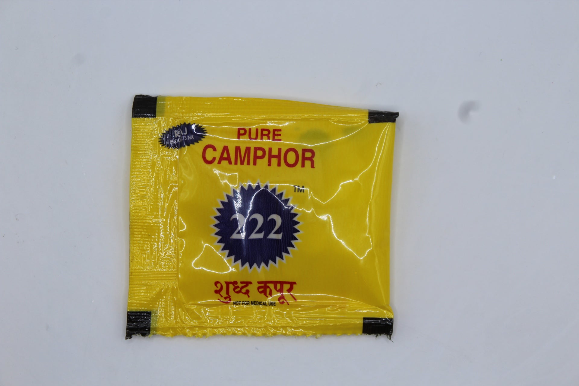 Pure camphor 5g sachet, front