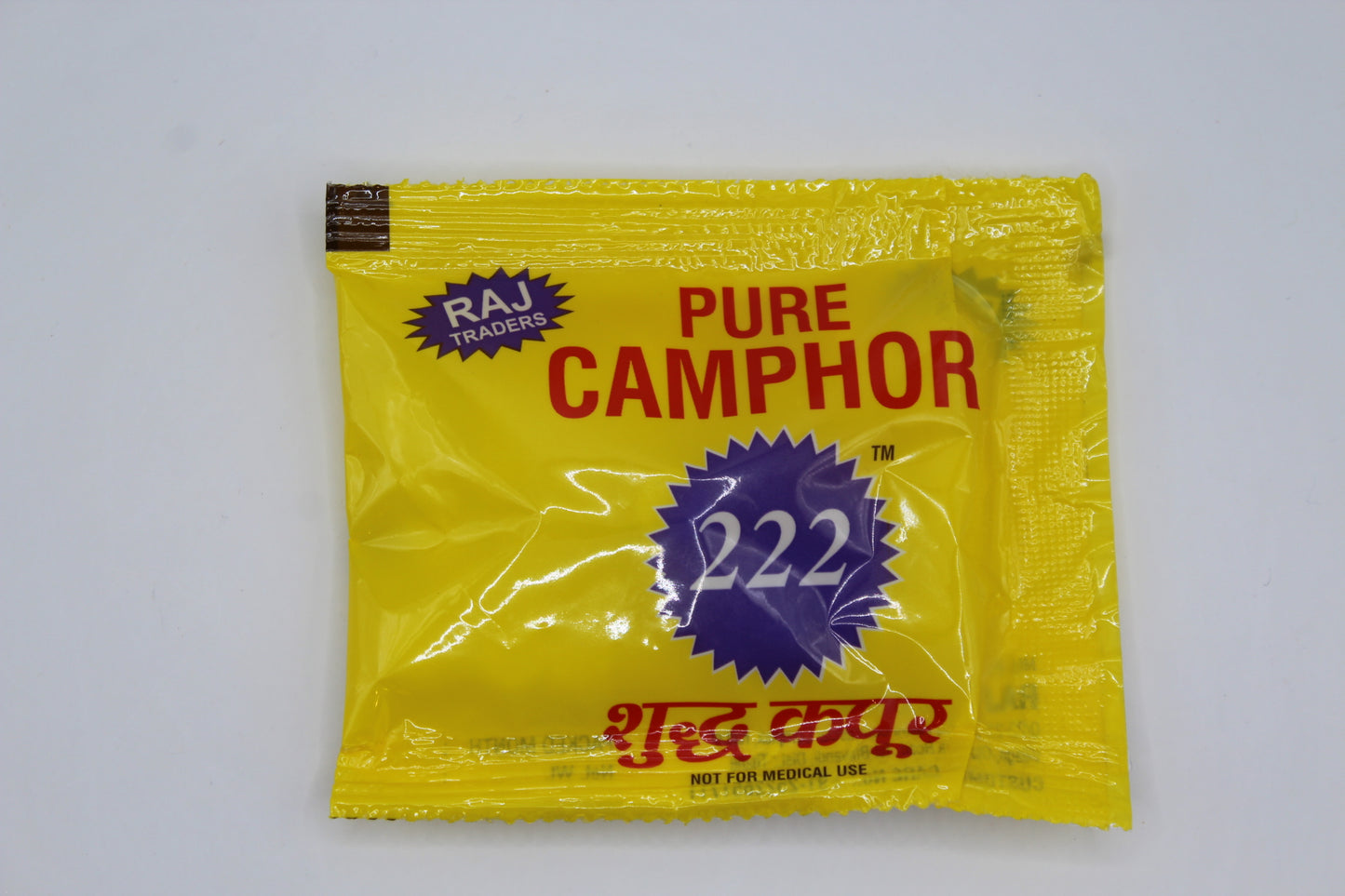 Pure camphor 20g sachet, front