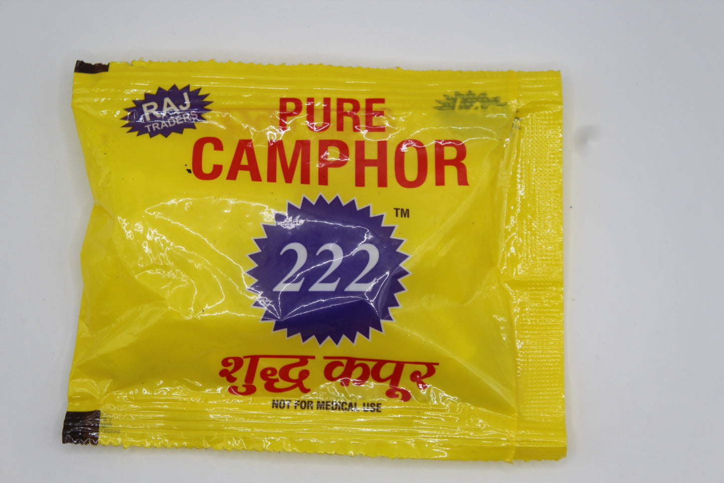 Pure camphor 40g sachet, front
