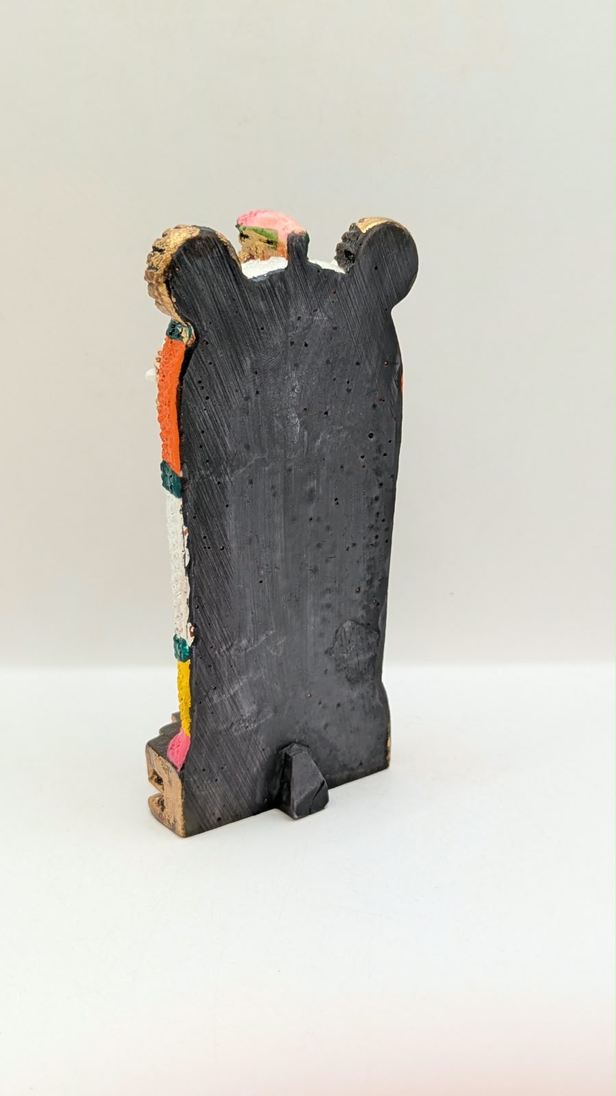 Multicolour Guruvayurappan Vishnu statue, back view