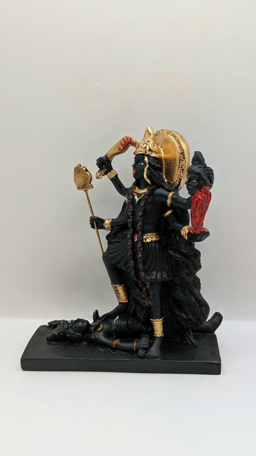 Black Kali Maa statue, front view