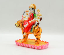 Load image into Gallery viewer, Durga Home-White Painted Fiber Bengali Durga Ma Idol-Ambe Maa Statue-Shakti Statue